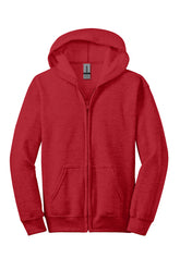 Red Full-Zip Hoodie Sweatshirt | Zip Hoodie | ROTD Crafter's Corner